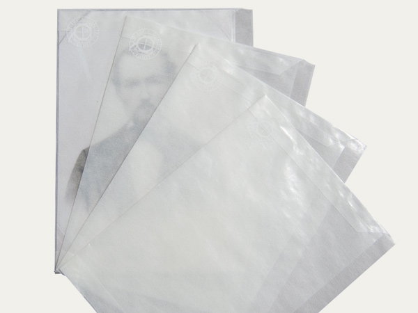 Hülle transparent - Archivpapier 40 g/m² - 145/135 x 190 mm